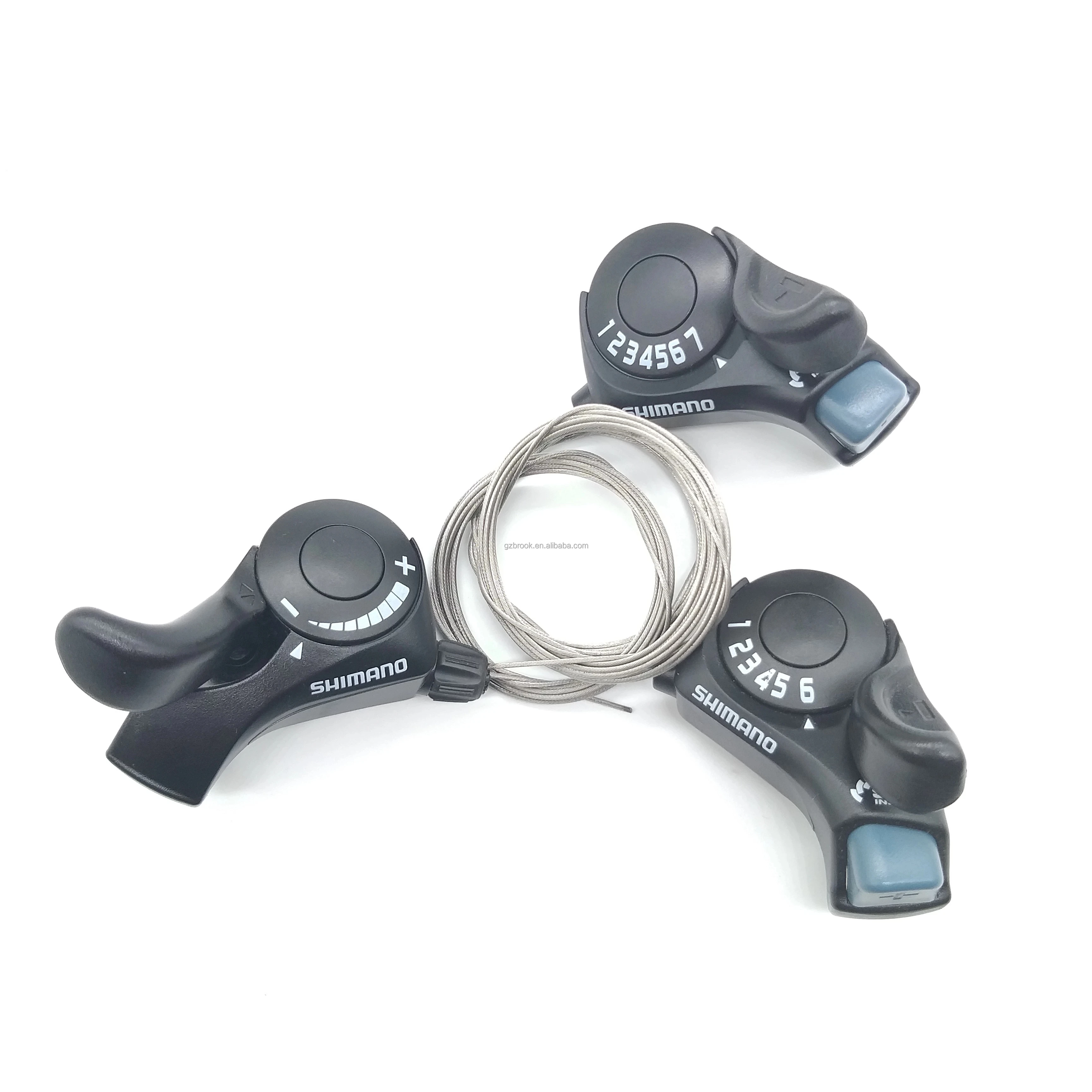 

Bicycle shifter TX30 Shift Lever 3* 6 Speed shifters, Black