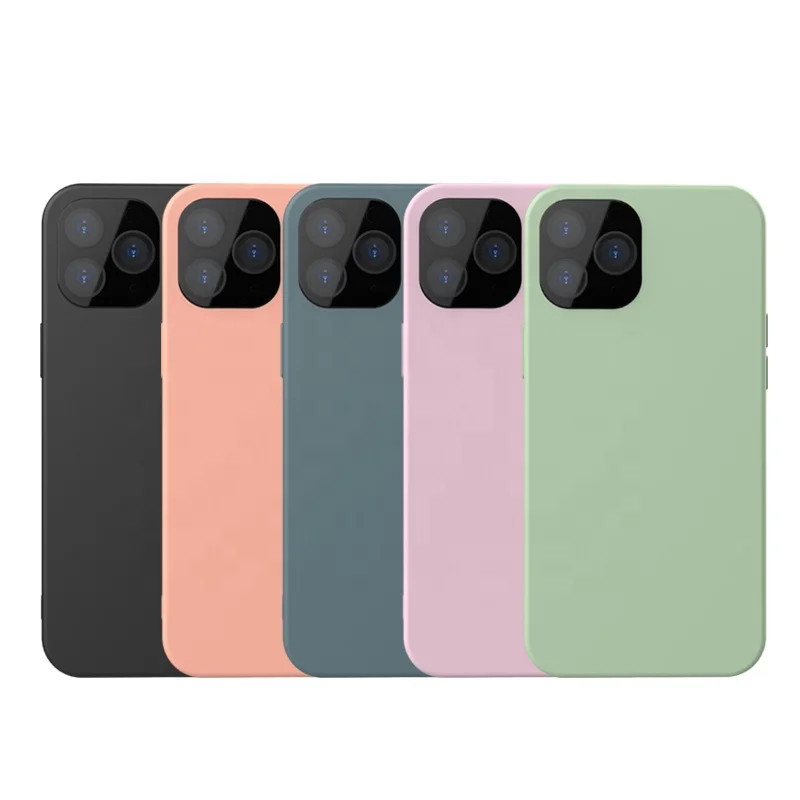 

For iPhone 12 Mini Case Black 5.4 TPU Cell Phone Cover 2020 New Apple 5G Phone Protective Skin iPhone 12 Pro Max Case Flexible