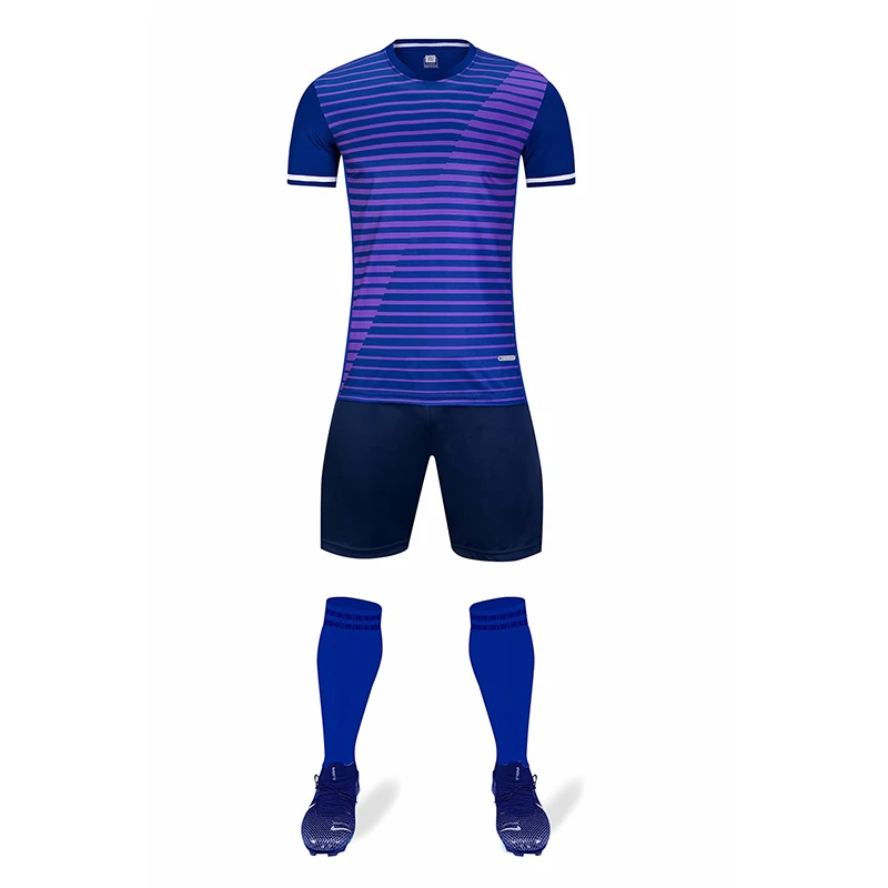 

2021/22 New Plain Best Quality Nvay Blue Football Uniform, Any color is available