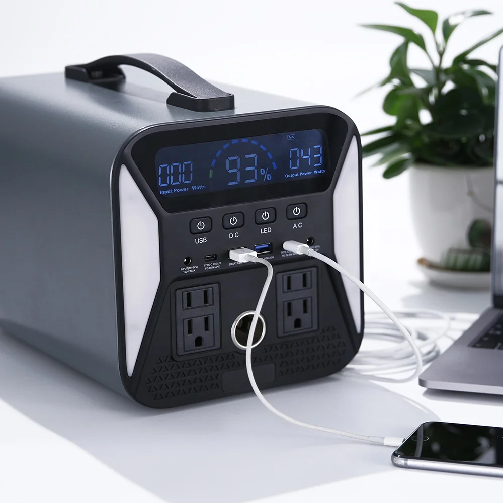 

OEM 1000W 110V 220V 280800mAh Camping Portable Rechargeable Power Station 500W Portable Power Bank