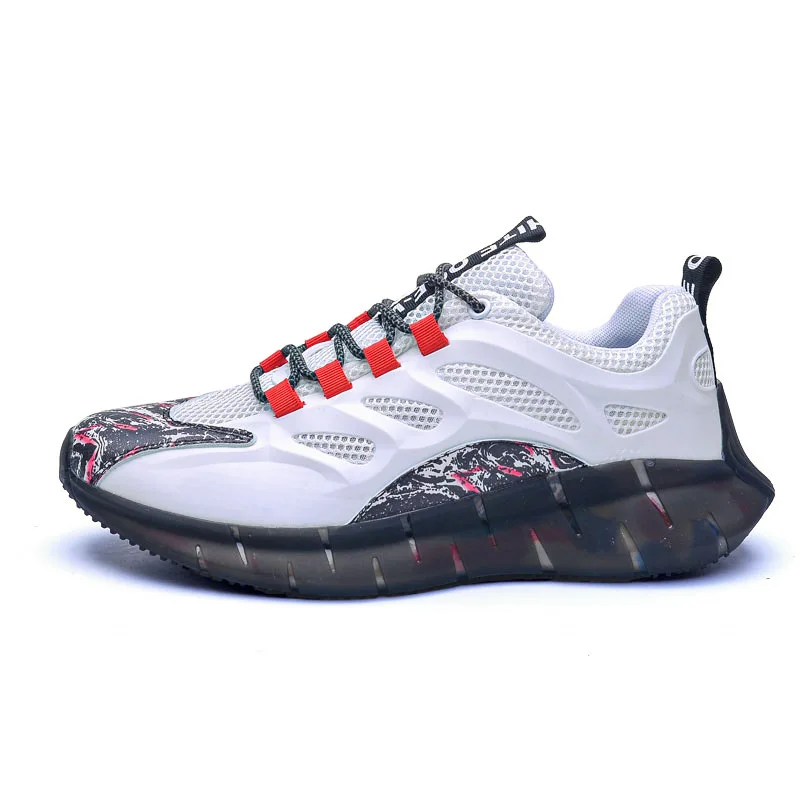 

Summer new style flying woven casual running shoes breathable men's shoes wholesale, 3 colors