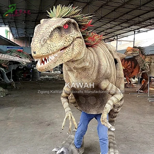 

Updated Skin Craft Man Control Animatronic Dinosaur Costume for Sale