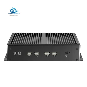 Fanless Mini Industrial PC Dual Gigabit Ethernet & 6 COM Ports