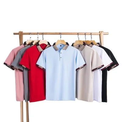 

2021 fashion polo shirts new high quality 7 color short sleeve polo t shirt for men and women designer polo shirt, 7 colors