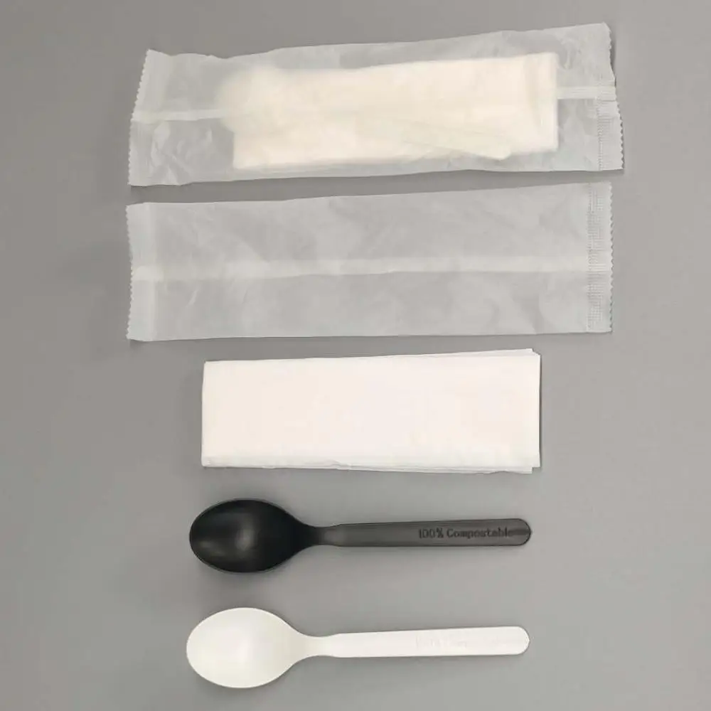 
Wholesale ice cream biodegradable plastic spoon 6 
