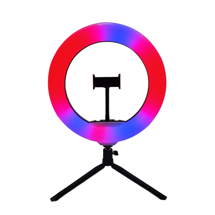 

New Hot Selling RGB 8 Inch Led Selfie Portable Video Ring Light Multipurpose Ring Light With Tripod