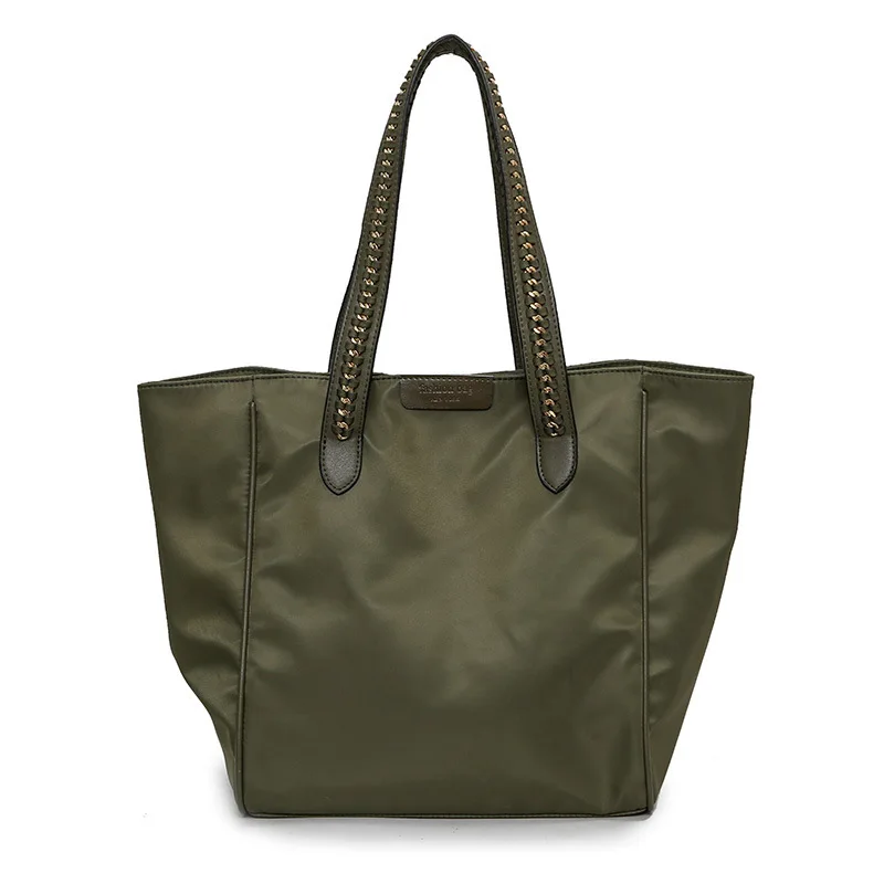 

Trendy Ladies Fashion 2021 New Pure Large Capacity Square Sling Luxury Nylon Bag Sets Purses and Tote Bag Handbags for Women