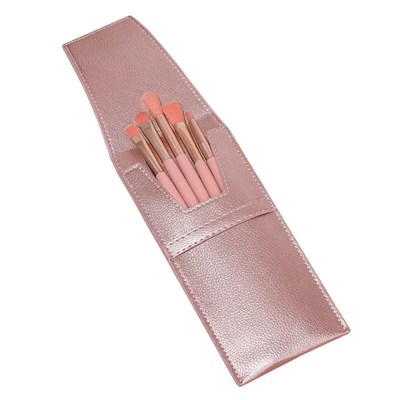 

Professional 5pcs Soft Hair Make Up Brush Custom Highlight Makeup Brushes Eye And Nose Shadow Makeup Brush Set, Customized color