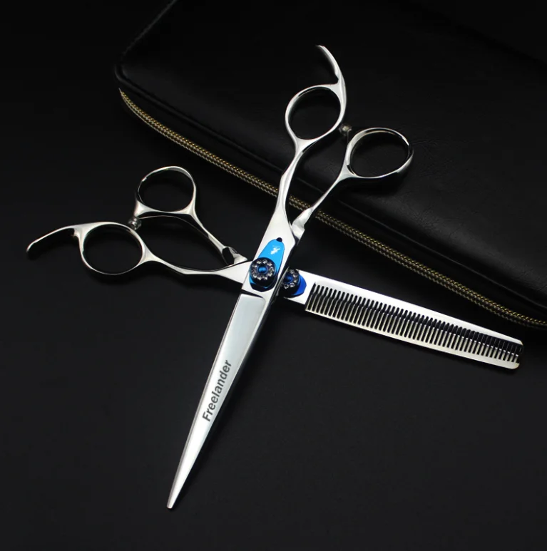 

7.0 inch gls new JP440C Fashion design beauty barber Scissors Flat Tooth scissors