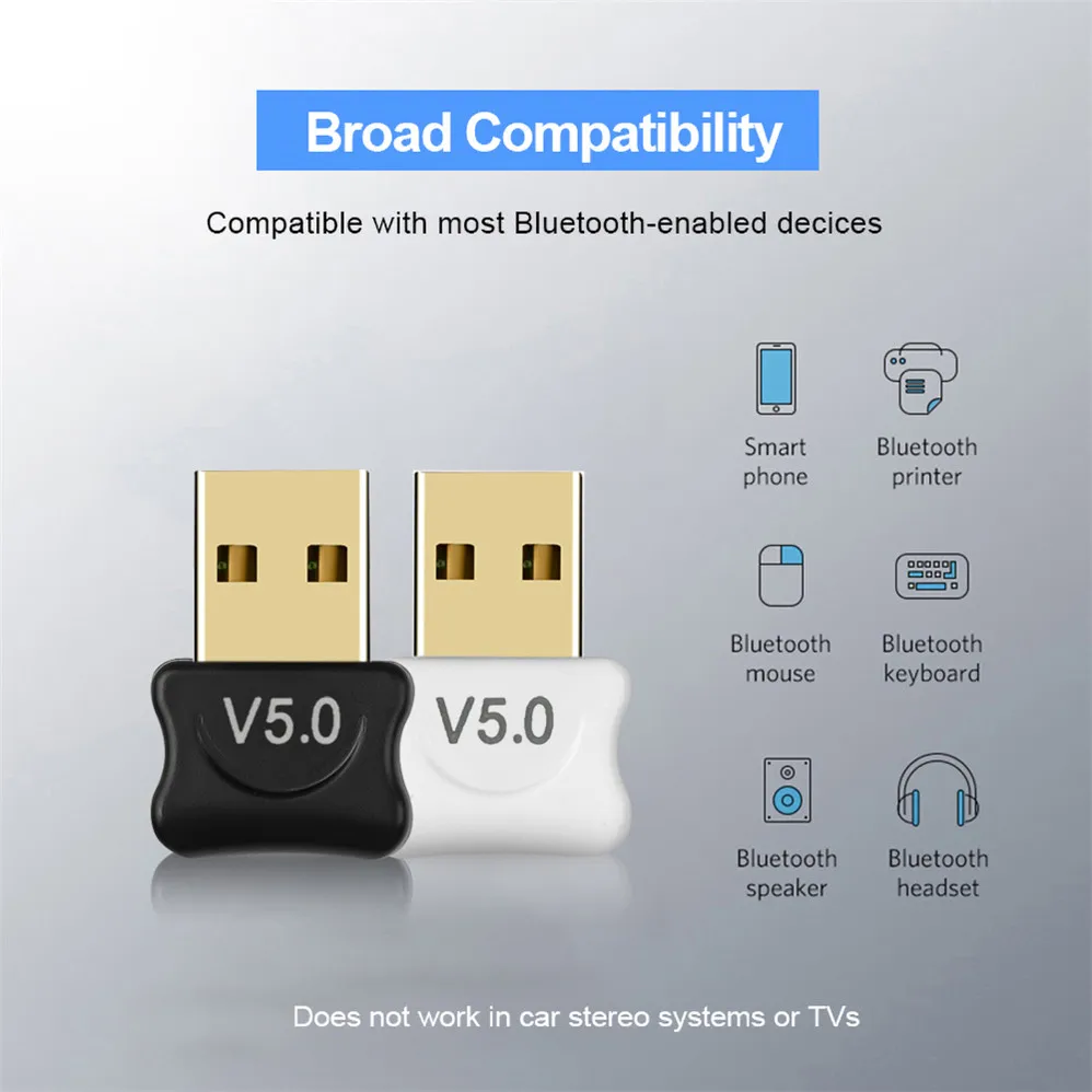 vegetarisch Ontvangst deelnemen Usb Bluetooth 5.0 Adapter Transmitter Bluetooth Receiver Audio V5.0 Bluetooth  Dongle Wireless Usb Adapter For Computer Pc Laptop - Buy Usb Bluetooth  5.0,V5.0 Bluetooth,Bluetooth 5.0 Product on Alibaba.com