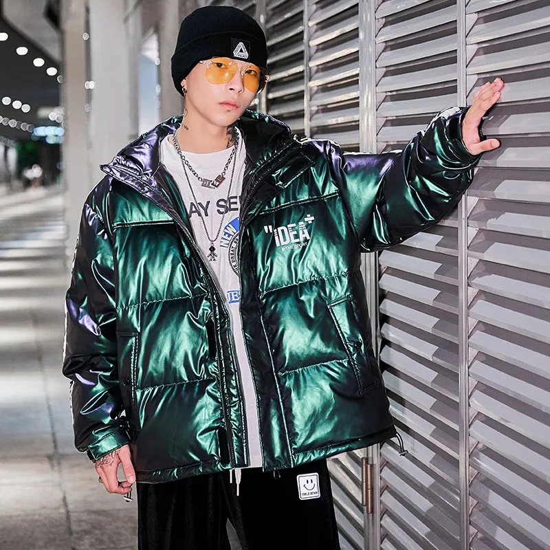 

Original brand down jacket for men 2021 winter coat magic color bright print down jacket