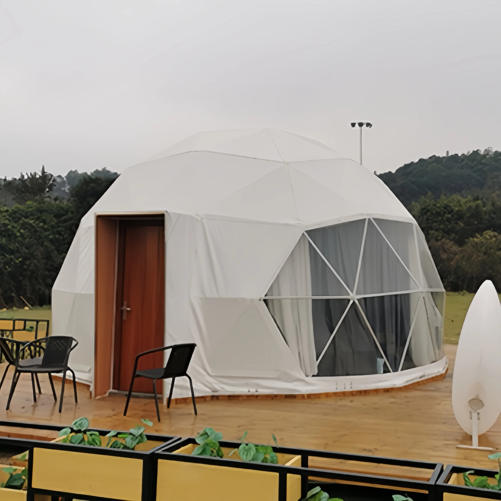 

2023 popular luxury 5/6/8m waterproof large glamping dome tent house