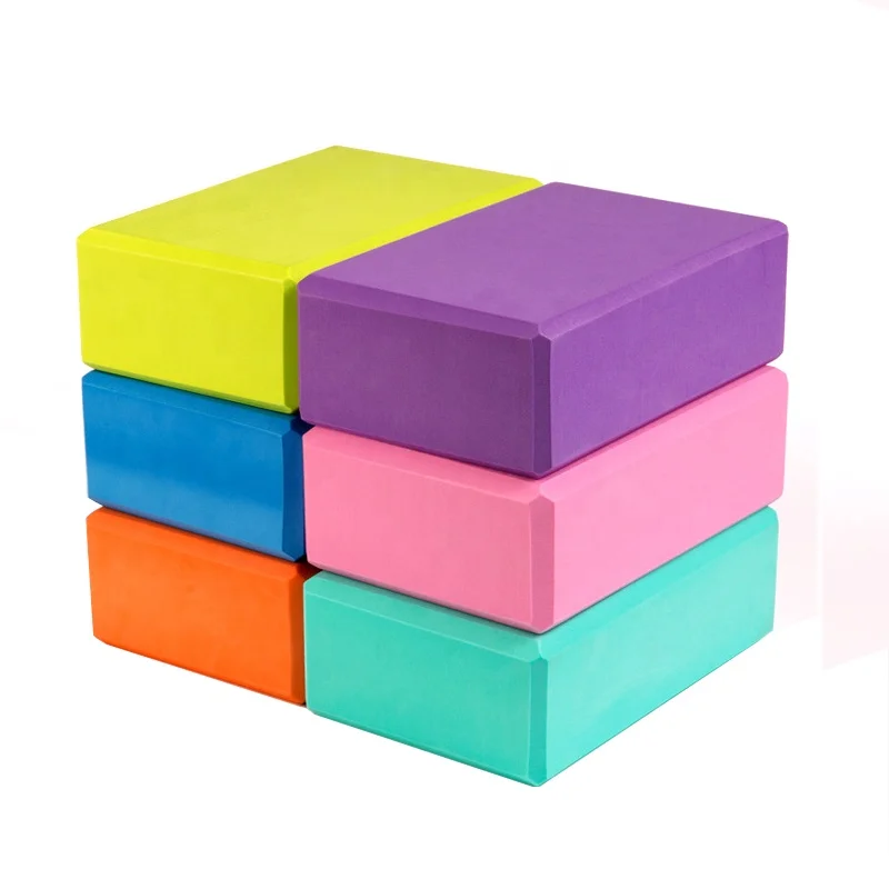 

Gym EVA High Density Foam Yoga Block Brick Factory, Multicolor