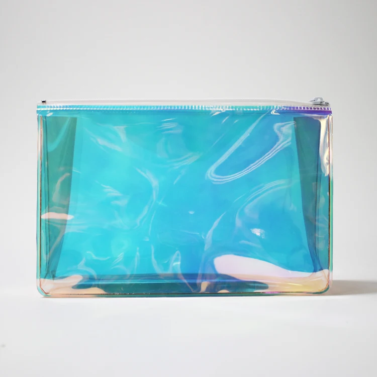 

Holographic TPU Toilet Bag Clear Cosmetic Bag Promotional, Colorful , customized color