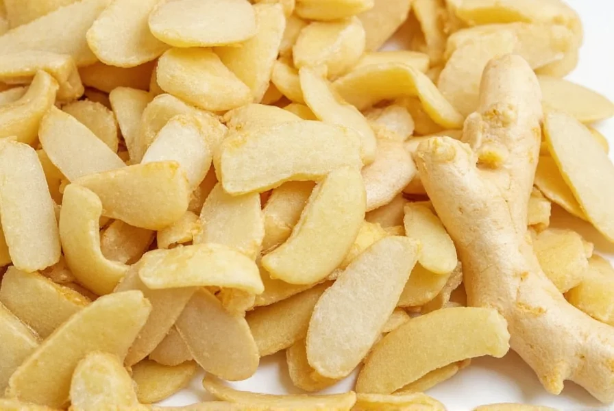 Comparison of different ginger preparations: whole root, shredded, grated, and minced on white ceramic plates