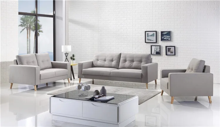 Home Luxury Modern Living Room Sectional Fabric Sofa B1023#