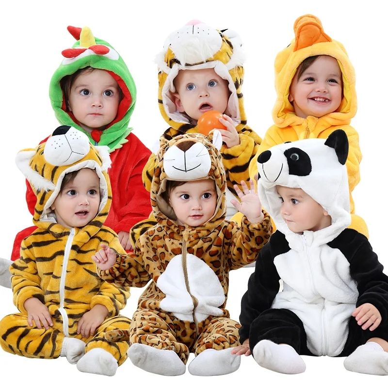 

Children's INS candy color flannel children's clothes newborn clothes autumn winter baby onesie