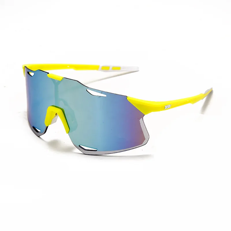 

2021 Summer new arrival oversize one piece hollow lens rimless sunglasses 19023