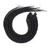 Good Quality 9 Roots/pack 24" inch Long Large Dookie Synthetic Hair Crochet Box Braids for Afro Women