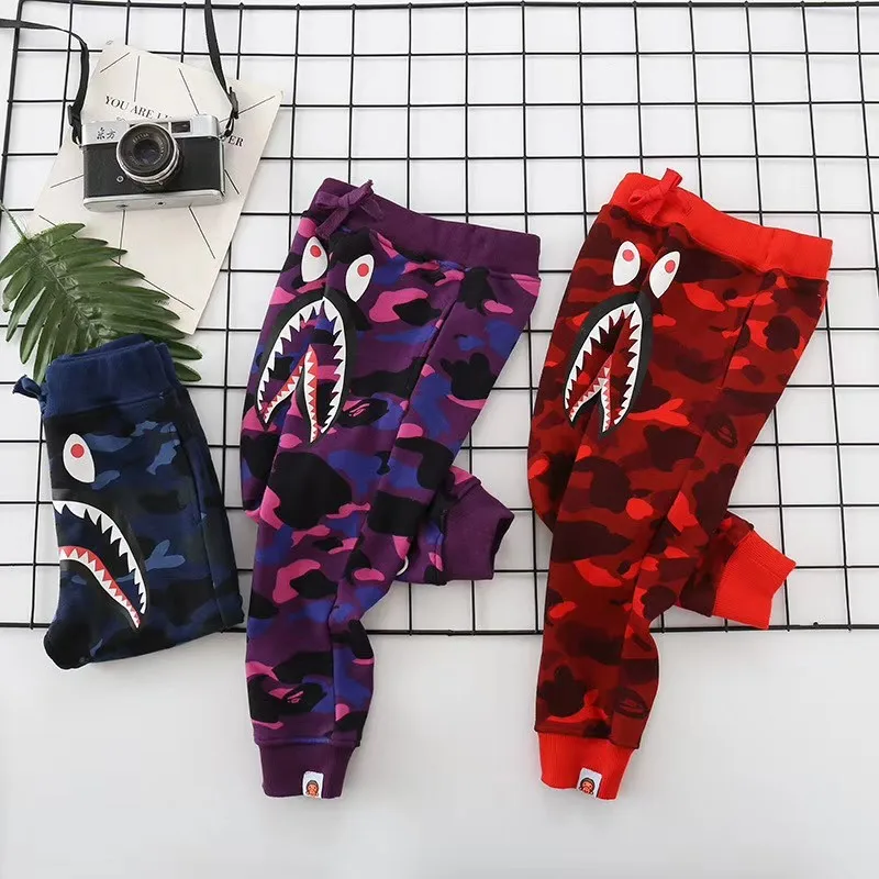 

new children pant clothes camouflage joggers kids casual hip-pop style camouflage cargo pants for big boys trousers, Picture shows