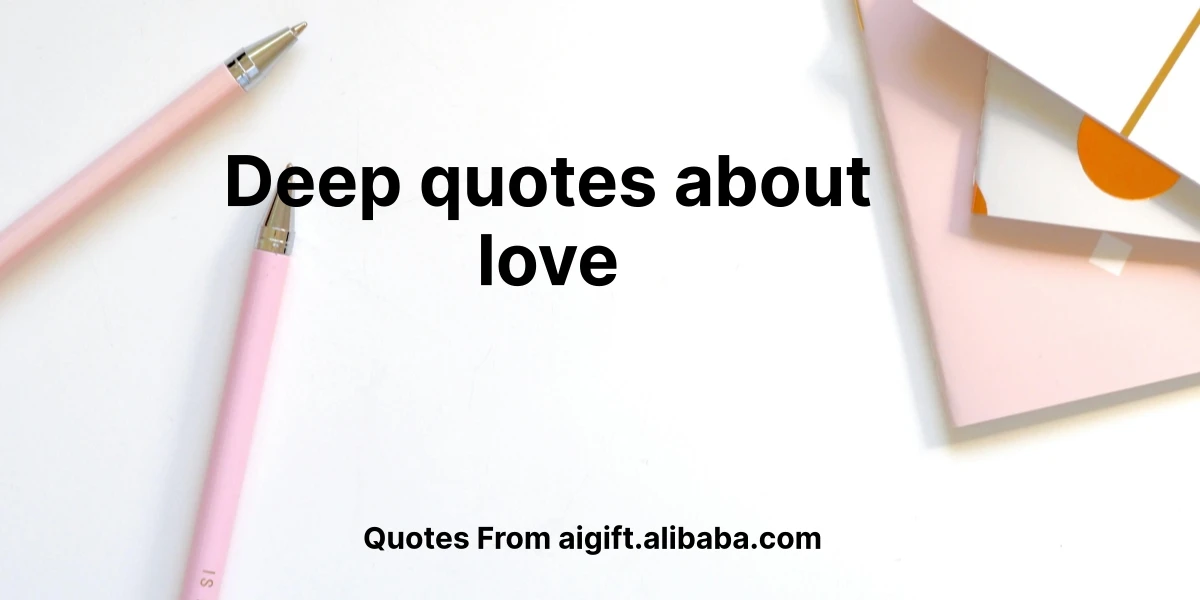 deep quotes about love