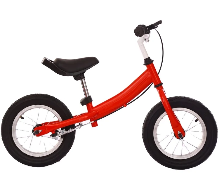 

Wholesale Hot Best selling 12 Inch Ride On Car Toys Foot Pushed Bicycle With No Pedal Side Wheels Mini Kids Baby Balance Bike, As the customed