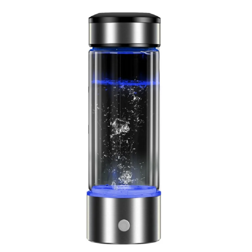 

2020 New Design 450ML Portable Usb Chargeable Water Electrolysis Ionizer Hydrogen Water Generator Household Pre-filtration OEM