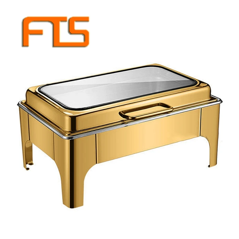 

FTS Food Warmer Fuel Oblong Pan Saving Stainless Steel Set Chafing Dish Buffet