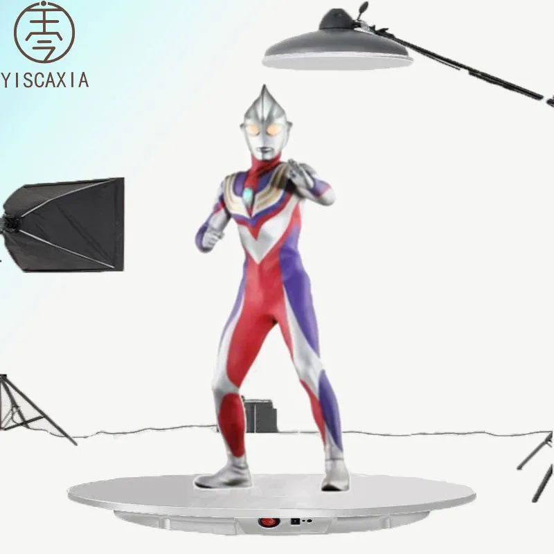 

Yiscaxia 60cm 100kg Remote Control Turntable Product 360 Degree Rotating Electric Photography Display stands 360 photo booth