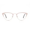 Metal Woman Optical Glasses Frame Fashion Breezy Cat Eye Eyeglasses Frame For Reading and Computer High Quality#3743
