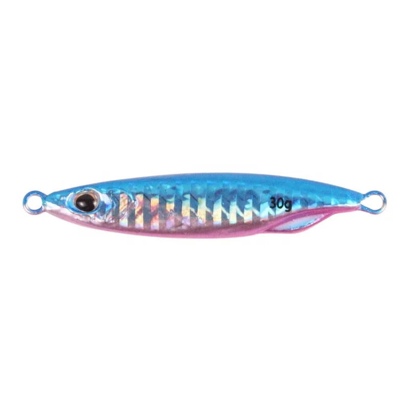 

Factory Sell Flying Knife Lead Fish Metal Jig With Blood Trough Hook Artificial Lure Hard Bait For Sea Ocean Fishing, 6 colors