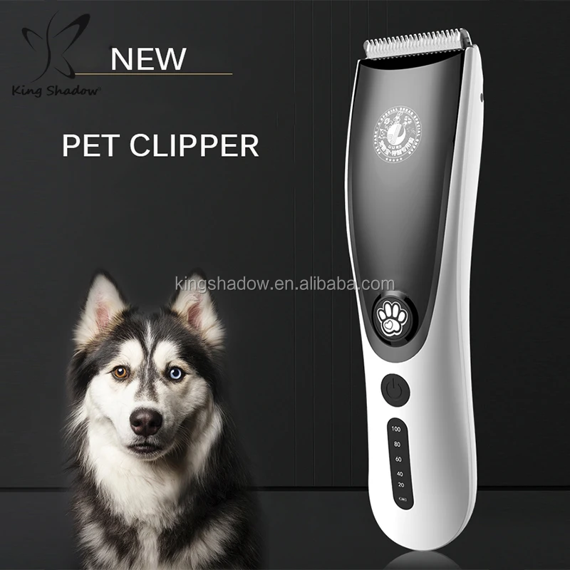 

Portable battery ceramic blade electric pet clippers hair removal for dog