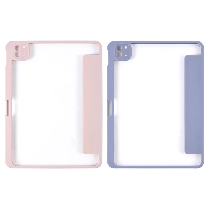 

Factory wholesale Magnetic Tablet With pen slot Case For ipad pro 11 2021 Cases, Pink and blue