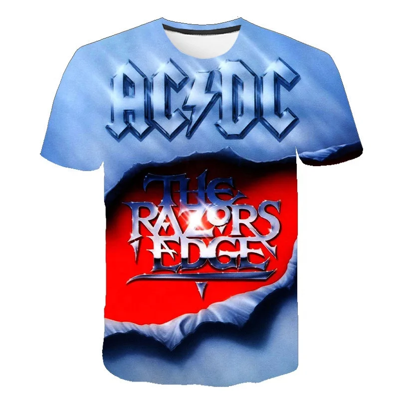 

Wholesale Cheap Rock Band Men's Cotton T-shirt Summer 3D Print sublimation t shirts