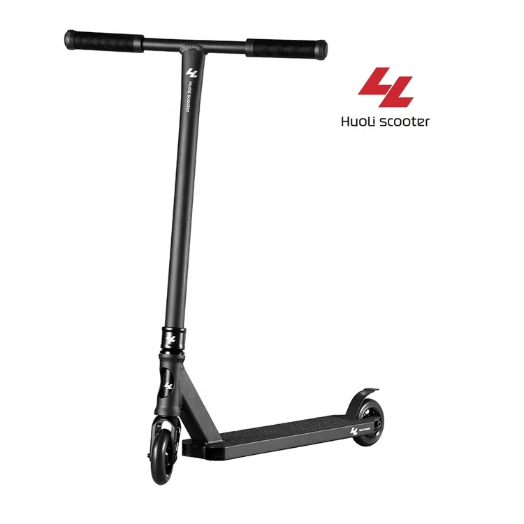 Huoli Wholesale Entry Level Stunt Scooter OEM ODM Two-Wheel PU Aircraft Grade Aluminum Complete Freestyle Scooter for Teenage