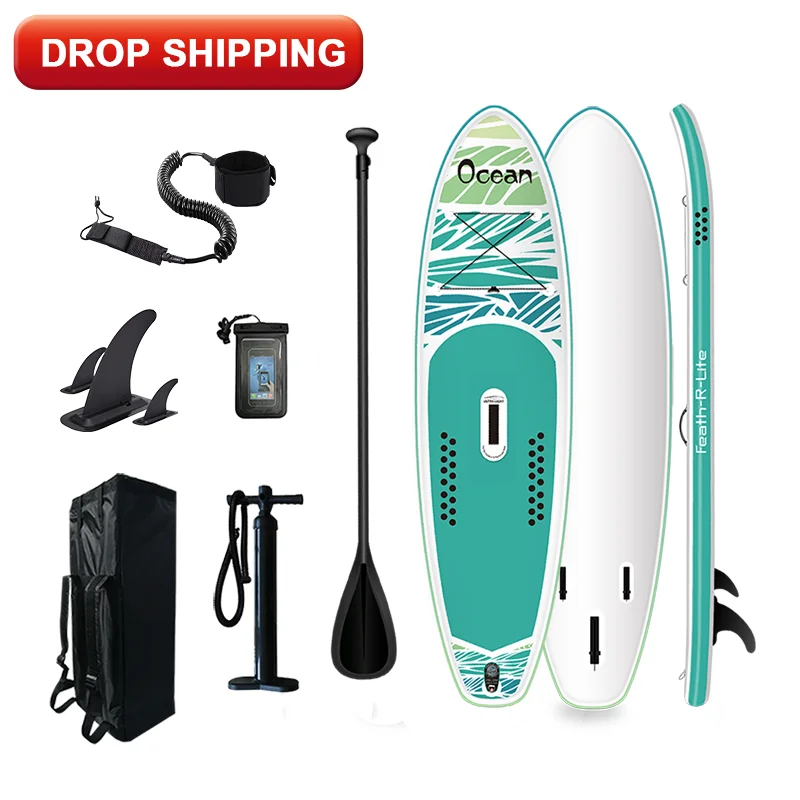 

FUNWATER drop shipping sup paddle board sup toys surf shop lights paddleboard, Blue