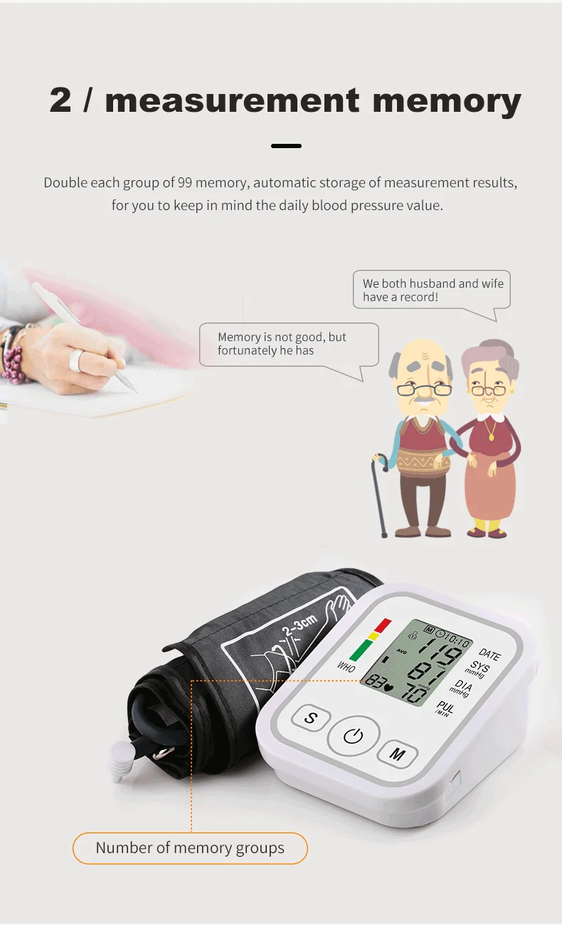 full automatic digital sphygmomanometer blood pressure meter a blood pressure monitor