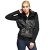 High Quality Ladies Winter Latest Short Zipper Fur Cotton Slim Warm Jacket