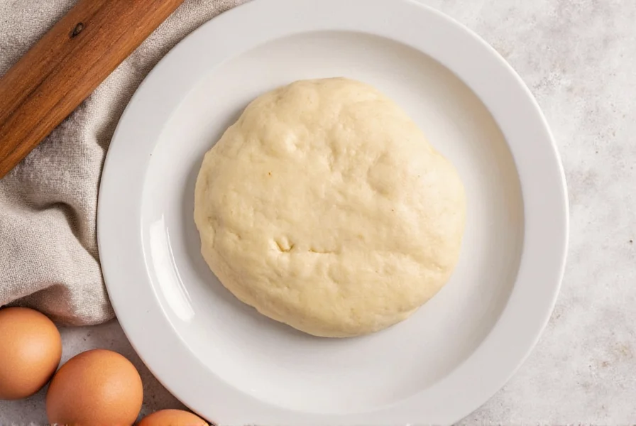 Overnight cinnamon roll dough prepared and ready for morning baking, showing perfect rise and texture