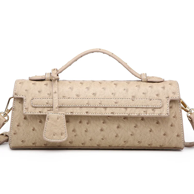 

Fashion Crossbody Shoulder Bags Women Long Clutch Tote Bags Lady Hot Ins Purse Handbags Ostrich Pattern Leather Shoulder Bags, 7 colors