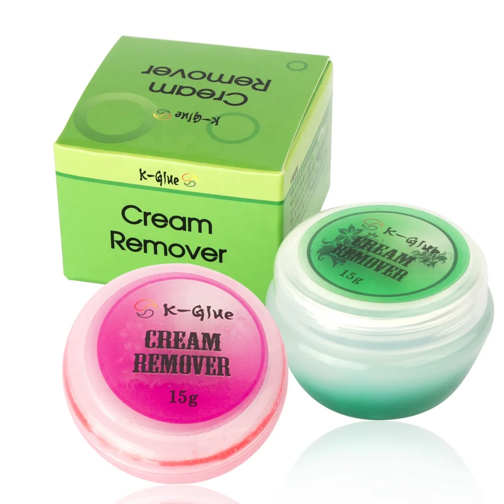 

Korea imported lash glue remover high-quality sky remover cream remover for eyelash extension, Green