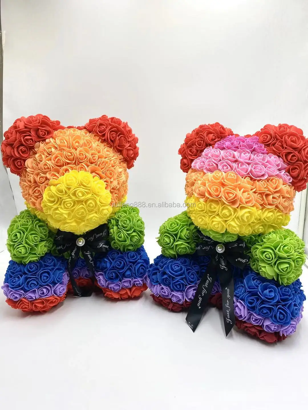 rainbow rose bear