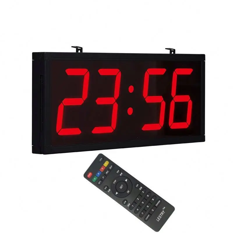 

ip clock for hospital H0Qw6 led digital wall clock with calender and temperature