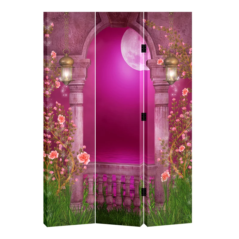 

Wholesale Home Accessories Decoration Customized Canvas Print Room Divider Fold Screen
