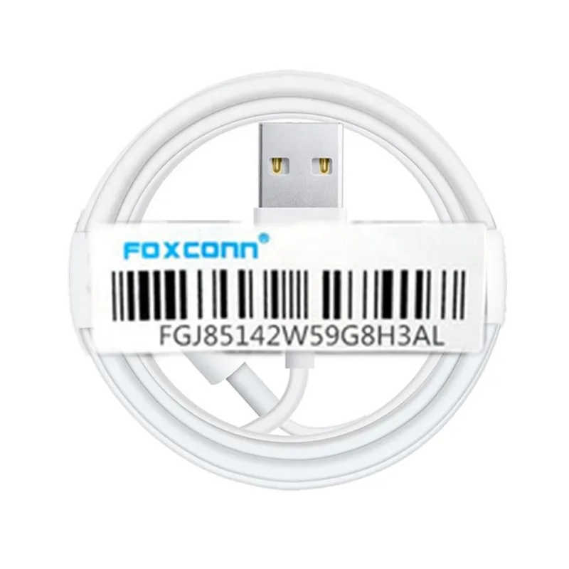 

Data USB Cable for iPhone Fast Charger Charging Cable For iPhone 7 8 Plus X XS Max XR 6 Plus Charger Wire For iPad, White