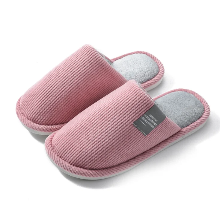 

Indoor Women Cute Home Soft EVA Cotton Fabric Light Weight Warm Slippers