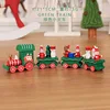 Christmas decorations wooden train children's kindergarten holiday gifts Christmas presents