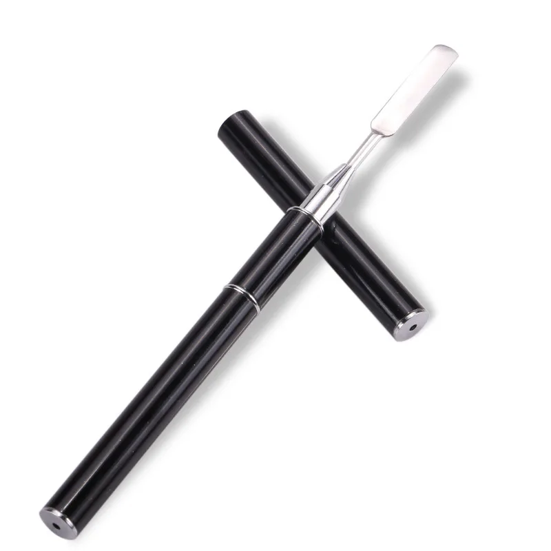 

9m nail fast extension cream dual purpose double head pen steel push phototherapy pen, Black