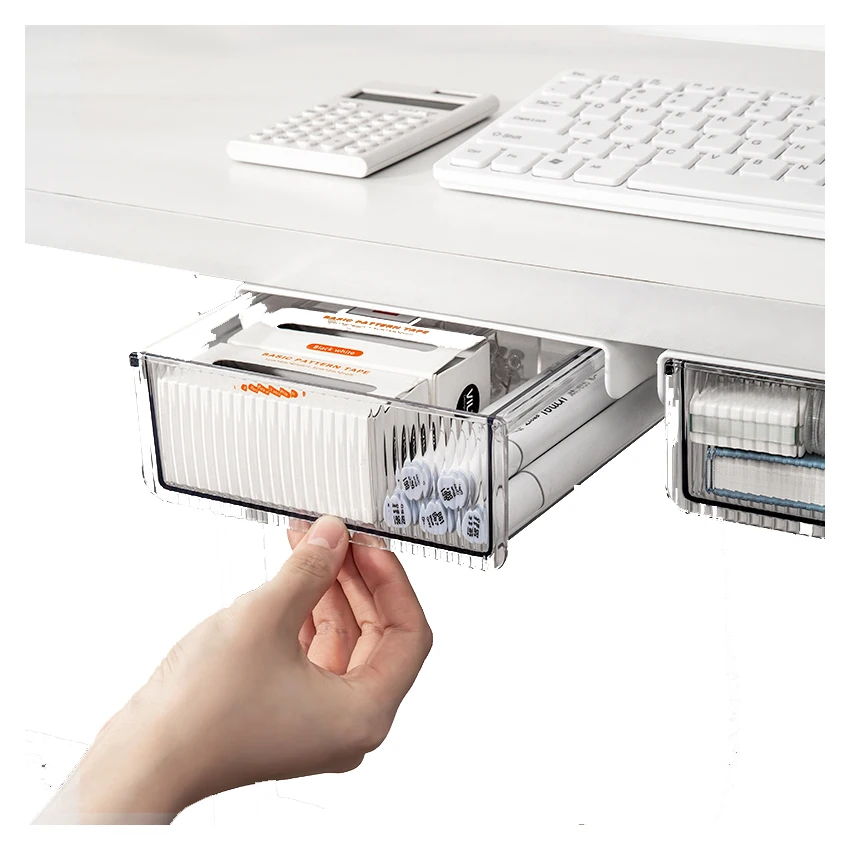 

Au Cat XL8273 High Quality Durable Using Various Pp Plastic Strong Bearing Under-Desk Storage Box