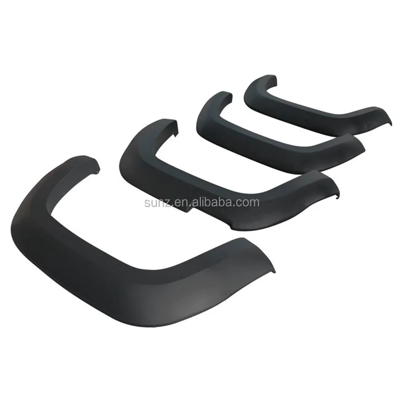 Amarok V6 Smooth Wheel Arch Matt Black Fender Flare Without Bolt For Vw